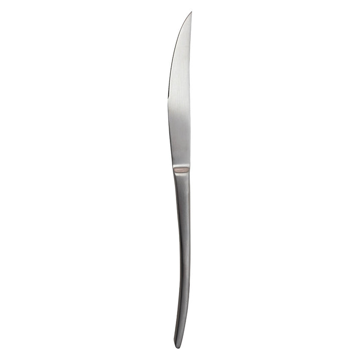 CUCHILLO MESA MODELO VENECIA 18/0 VINTAGE COLOR PLATA MATE CAJA 12pz