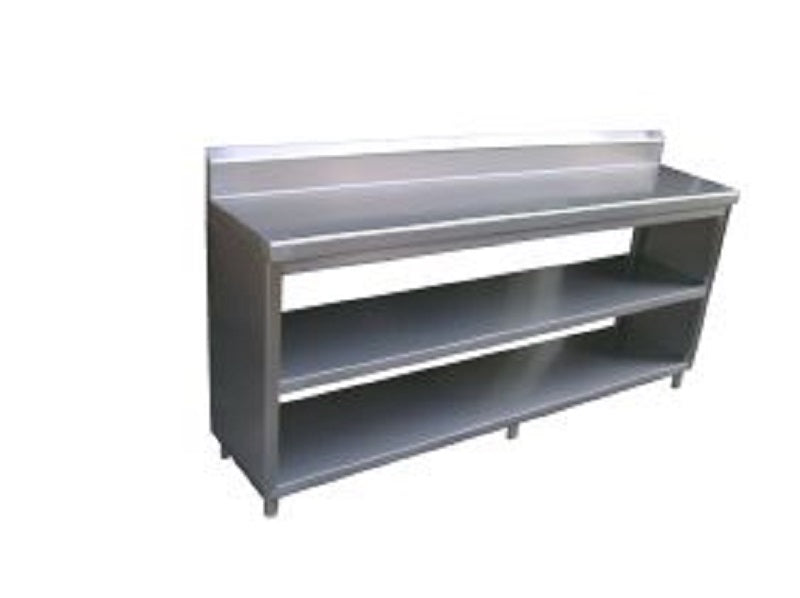 GABINETE PARA LOZA ACERO INOX 430 MEDIDAS FRENTE 250 FONDO 40 ALTO 90 cm