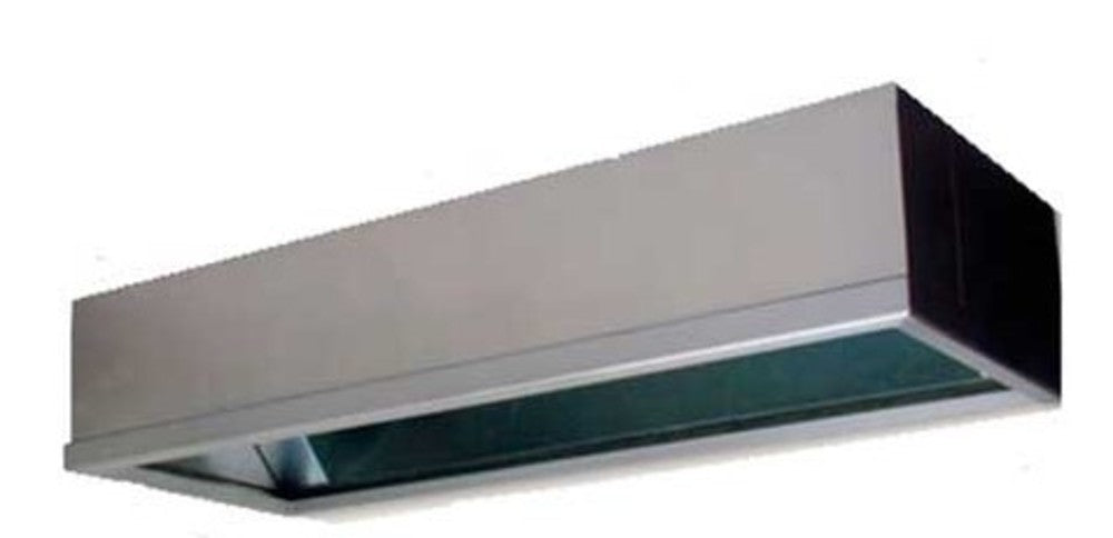 CAMPANA EN ISLA DE EXTRACCION ACERO INOX 304 MEDIDAS FRENTE 110 FONDO 90 ALTO 50 cm