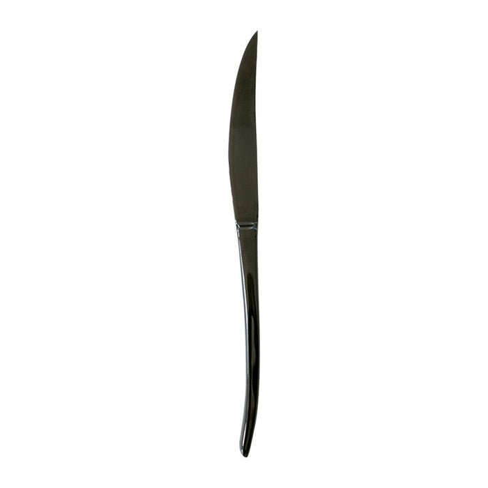 CUCHILLO MESA VENECIA II MODELO VENECIA 18/0 COLOR ONYX CAJA12pz