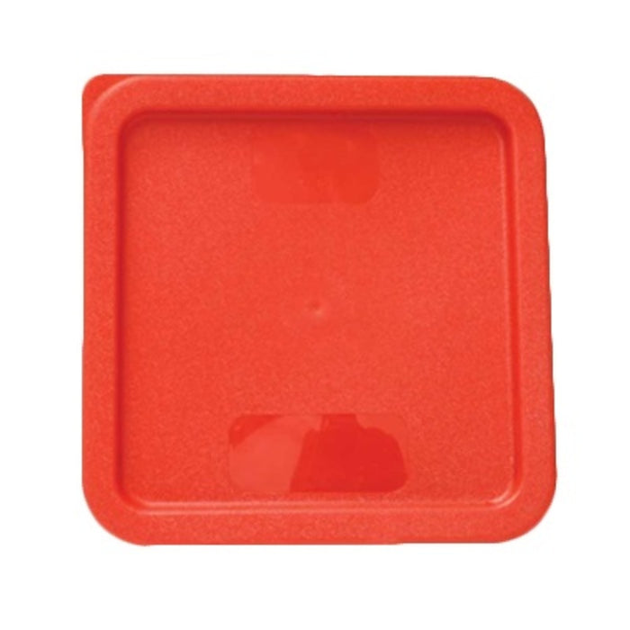 TAPA CONTENEDOR CUADRADO 6 Y 8 qt DE PLASTICO ROJA