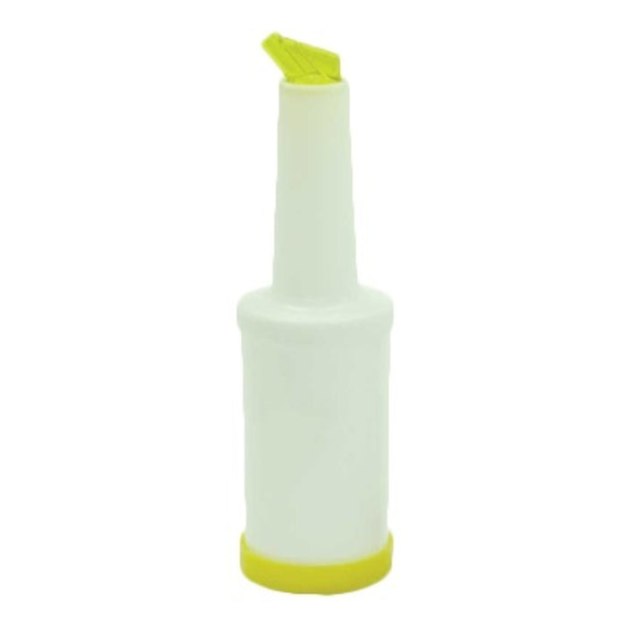 ENVASE PARA MEZCLA CON TAPA Y BOQUILLA AMARILLO 1QT
