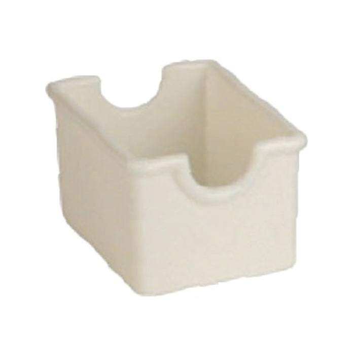 PORTA SOBRES DE AZUCAR DE PLASTICO BLANCO