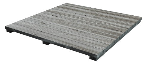 MADERA DE ACACIA CEPILLADA PARA SISTEMA MODULAR