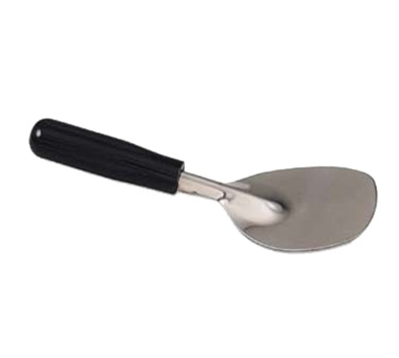 PALA PARA HELADO 9.8 / 23.5 CM ACERO INOX MANGO PLATICO NEGRO