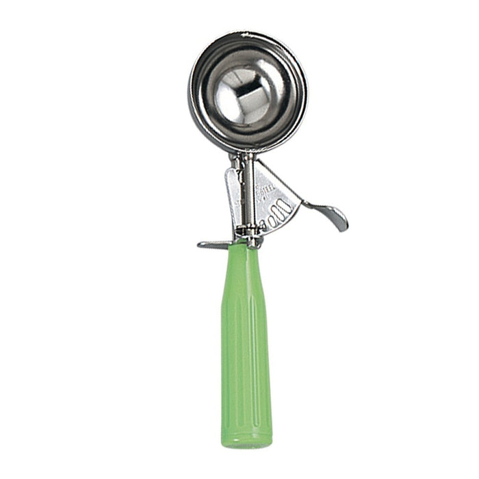 PORCIONADORA PARA HELADO NUMERO 12 2.98 OZ / 88 MIL ACERO INOX MANGO PLASTICO VERDE
