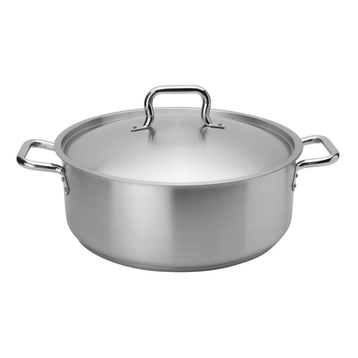 BUDINERA CON TAPA 15 QT / 14.2 LTS DE ACERO INOX