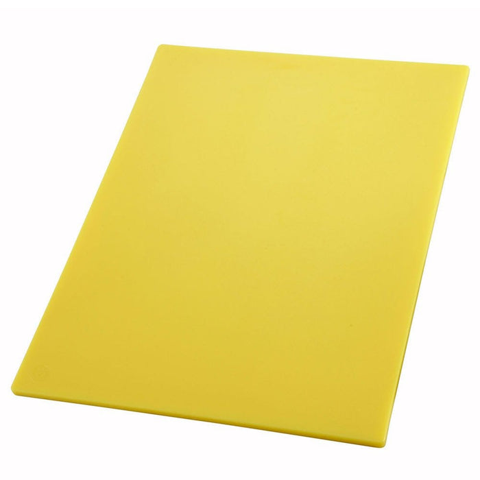 TABLA PARA CORTAR 12 X 18 X 0.5 DE POLIETILENO AMARILLO