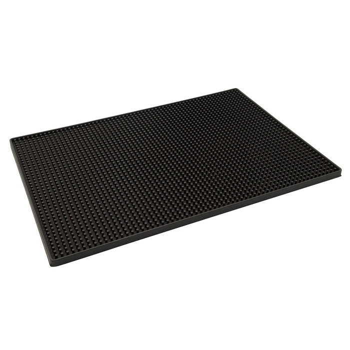 TAPETE PARA BAR 18 x 12 / 45.7 x 30.5 cm PLASTICO NEGRO