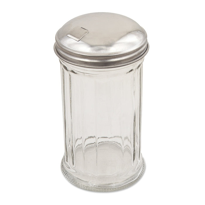 AZUCARERA TAPA PLANA 12 OZ DE PLATICO Y TAPA DE ACERO INOX