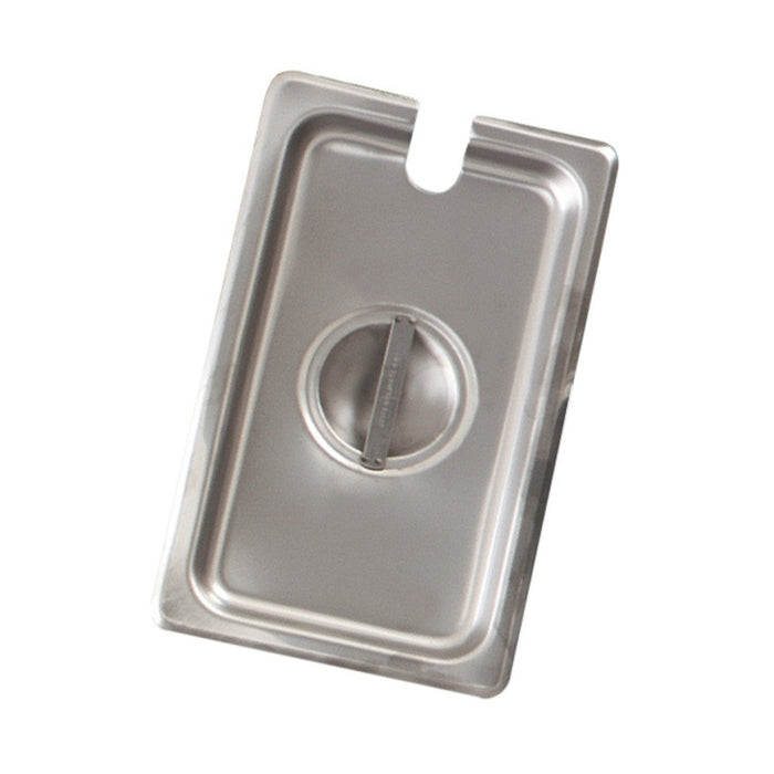 TAPA CON MUESCA PARA INSERTO MEDIO DE ACERO INOX
