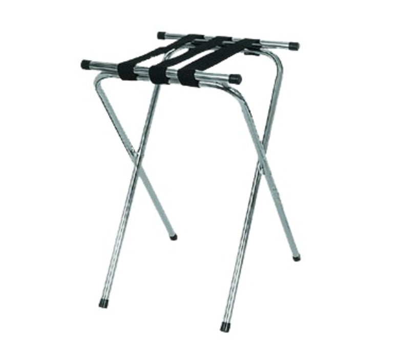SOPORTE PARA CHAROLAS 80 CM DE ALTO ENCHAPADO EN CROMO