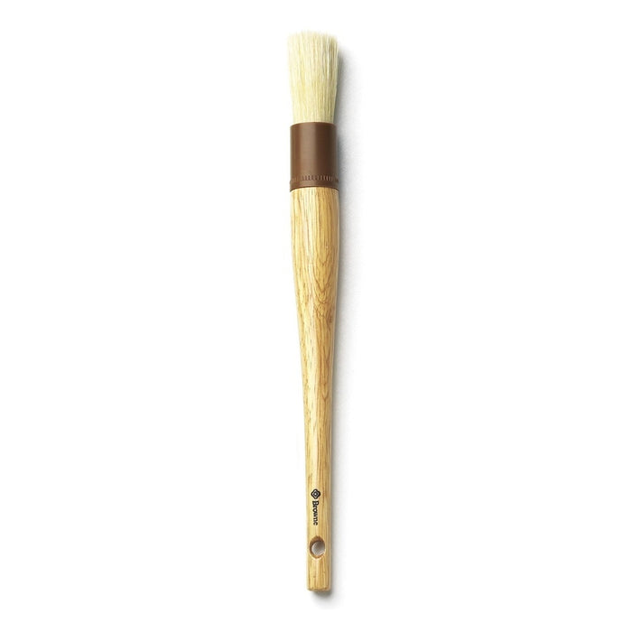 BROCHA PASTELERIA OVALADO 1 / 2.5 CM BANDA ACERO INOX CERDA NATURAL