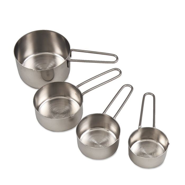 JUEGO DE MEDIDORES DE PRODUCTO SECO CON MANGOS HUECOS DE ACERO INOX