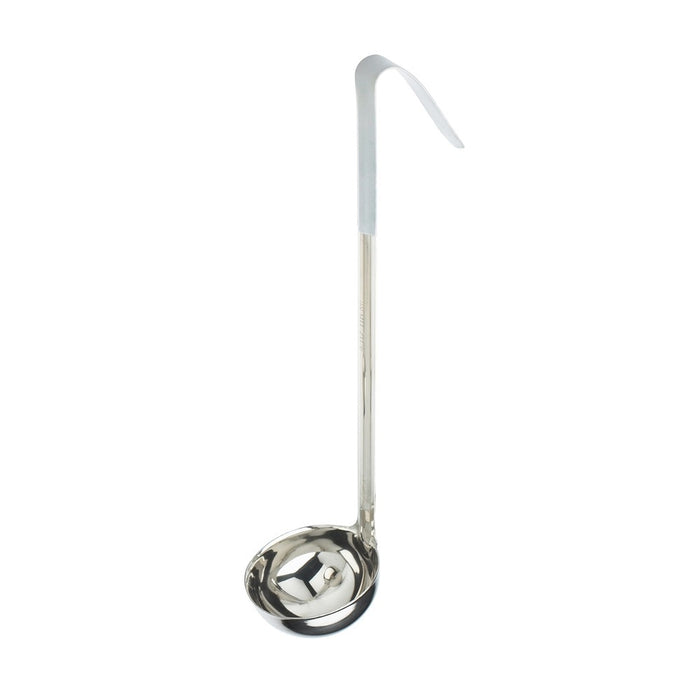 CUCHARON DE SERVIR 4 OZ / 118 ML DE ACERO INOX MANGO GRIS