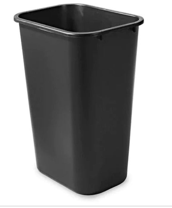 BOTE PARA BASURA RECTANULAR 23 GALONES COLOR NEGRO