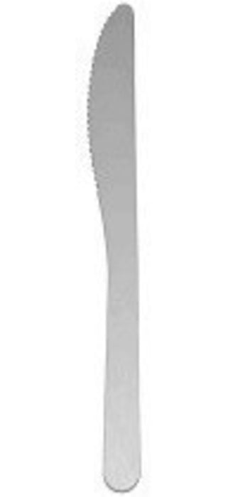 CUCHILLO DE MESA LISO BLISTER 12 PZ DE ACERO INOX