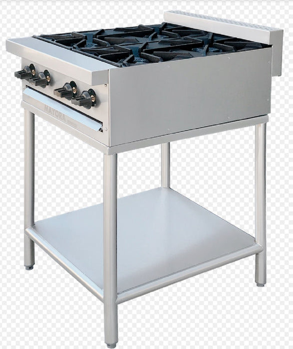 ESTUFA DE MESA 4 QUEMADORES FRENTE 60 CM MAY-EM2-2Q