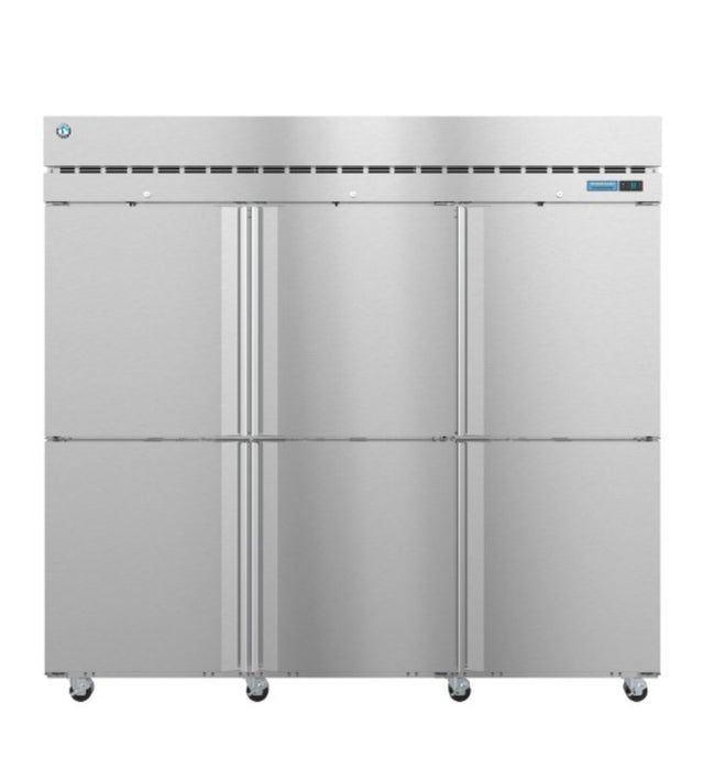 REFRIGERADOR VERTICAL ACERO INOXIDABLE 6 MEDIAS PUERTAS SOLIDAS 79 PIES MODELO R3A-HS