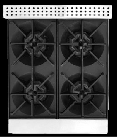 ESTUFA DE MESA 4 QUEMADORES FRENTE 60 CM MAY-EM2-2Q