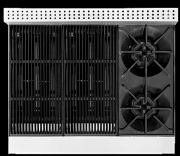 ASADOR DE MESA Y 2 QUEDADORES FRENTE 90 CM MAY-EM3-2A-1Q