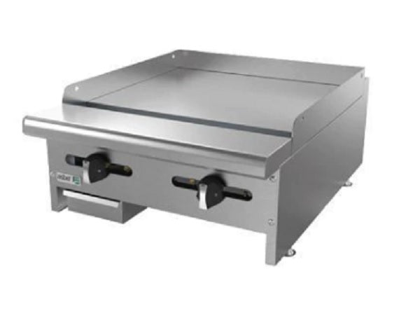 PLANCHA DE MESA, DE 24 PULGADAS, CON PLACA DE 3/4 PULGADAS, A GAS, RESTAURANT LINE MOD AEMG-24-H