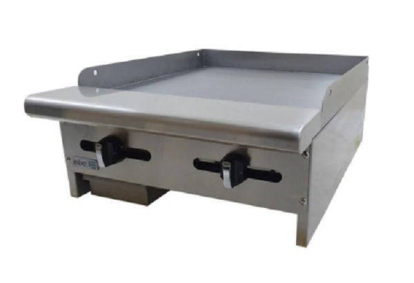 PLANCHA DE MESA, DE 24 PULGADAS, CON PLACA DE 5/8 PULGADAS, A GAS, RESTAURANT LINE  MOD AEMG-24