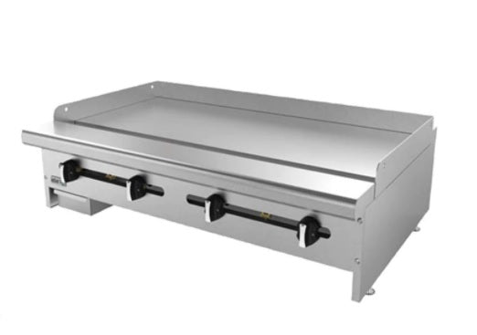 PLANCHA DE MESA, DE 72 PULGADAS, CON PLACA DE 1 PULGADA, A GAS, RESTAURANT LINE MOD AEMG-72-H