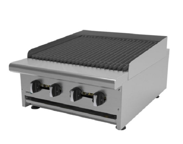 ASADOR DE MESA, DE 24 PULGAS CON SERCHA PERIMETRAL ,RADIANTE, A GAS, RESTAURANT LINE MOD AERB-24