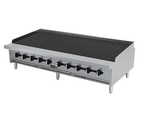 ASADOR DE MESA, DE 60 PULGAS CON SERCHA PERIMETRAL ,RADIANTE, A GAS, RESTAURANT LINE MOD AERB-60