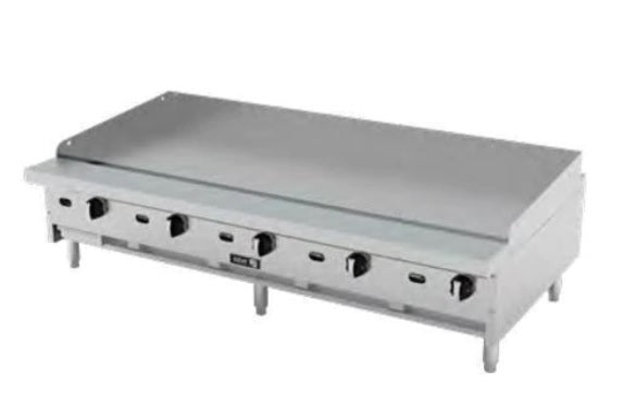 PLANCHA DE MESA, DE 60 PULGADAS,TERMOSTATICA, CON PLACA DE 1 PULGADA, A GAS, RESTAURANT LINE MOD AETG-60-H