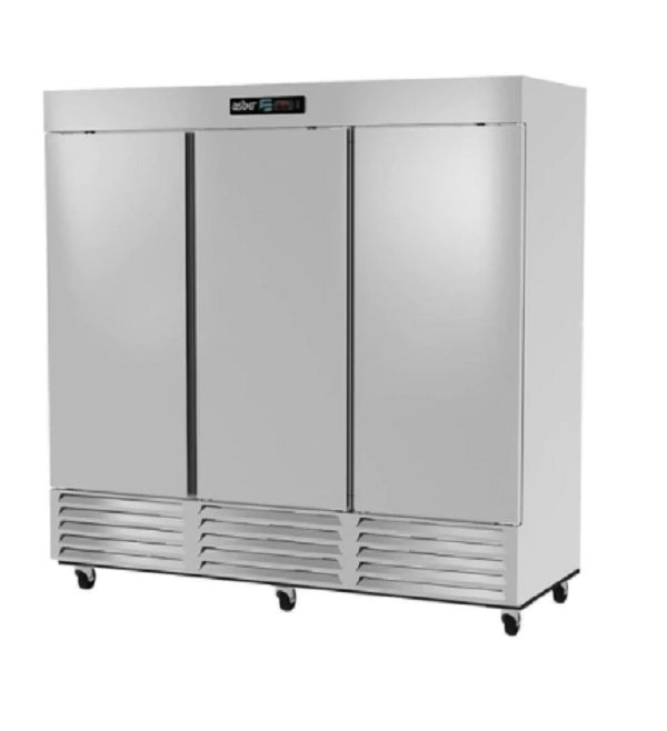 CONGELADOR VERTICAL, 3 PUERTAS SOLIDAS, 72 PIES, R-290, PROFESSIONAL LINE MOD ARF-72-H