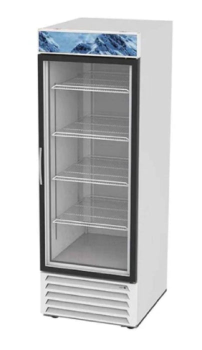 REFRIGERADOR VERTICAL, 1 PUERTA CRISTAL, CON DISPLAY, 23 PIES, R-290, MERCHANDISER LINE MOD ARMD-23 HC