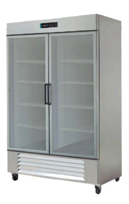 REFRIGERADOR VERTICAL, 2 PUERTAS CRISTAL, 49 PIES, R-290, PROFESSIONAL LINE ARR-49-G-H HC