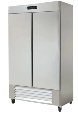 REFRIGERADOR VERTICAL, 2 PUERTAS SOLIDAS, 49 PIES, R-290, PROFESSIONAL LINE MOD ARR-49-H HC
