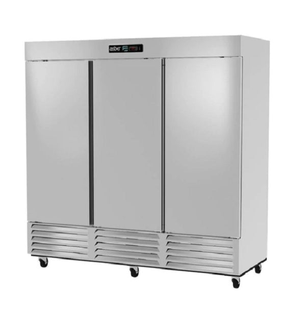REFRIGERADOR VERTICAL, 3 PUERTAS SOLIDAS, 72 PIES, R-290, PROFESSIONAL LINE MOD ARR-72-H HC