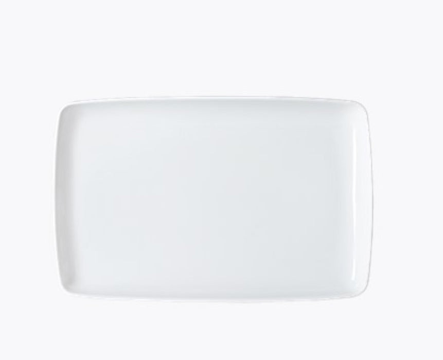 PLATO RECTANGULAR 32cm LINEA ELEGANCE CAJA 6pz