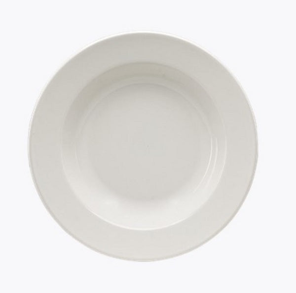PLATO SOPERO 23cm LINEA BLANCO GLACIAL CAJA 36pz