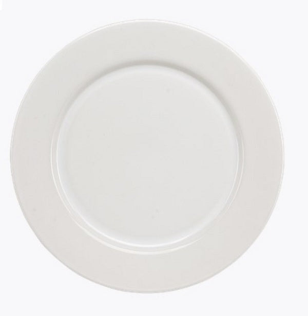 PLATO BASE 32cm LINEA BLANCO GLACIAL CAJA 6pz