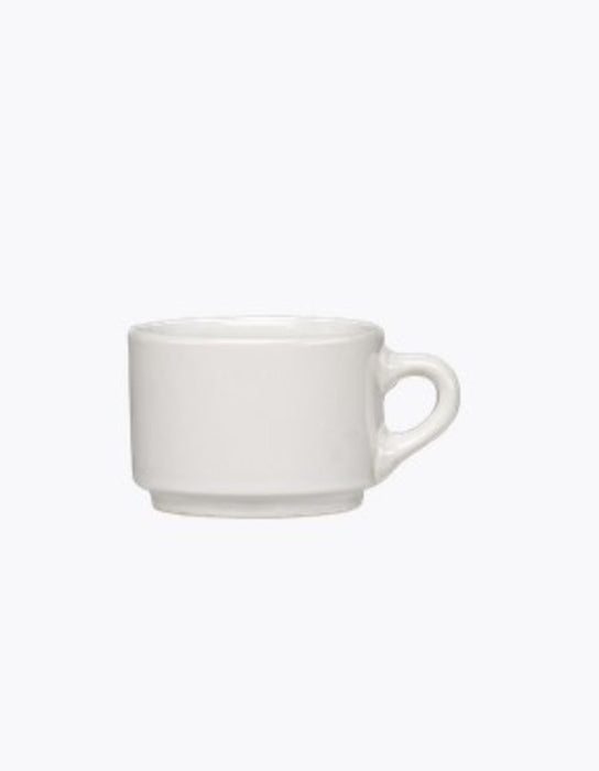 TAZA MOKA 90ml LINEA BLANCO GLACIAL CAJA 36pz