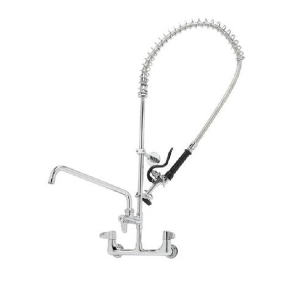 MANGUERA DE PRELAVADO A PARED CON GRIFO T&S-5PR-8W12