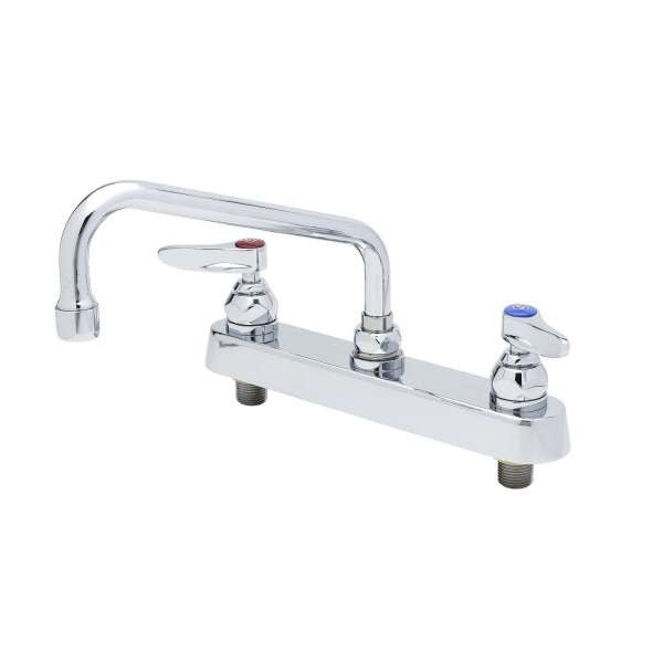 LLAVE A MEZCLADORA A PISO DE 8 Y BOQUILLA DE 8 T&S-B-1121