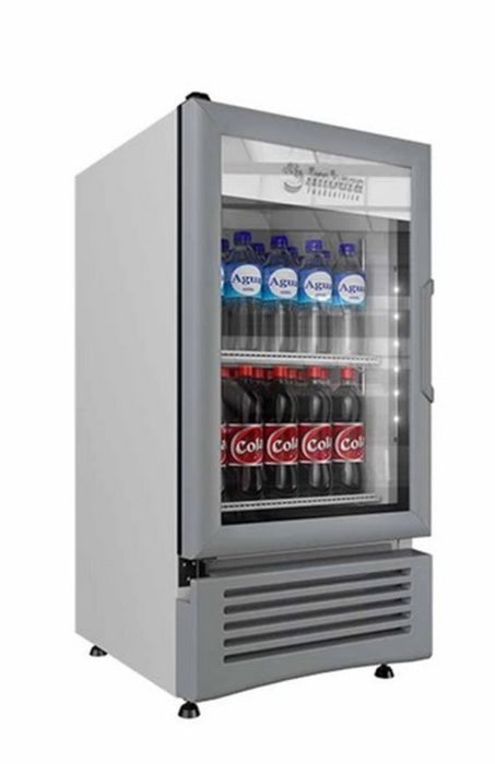 REFRIGERADOR VERTICAL 1 PUERTA DE CRISTAL 4 PIES