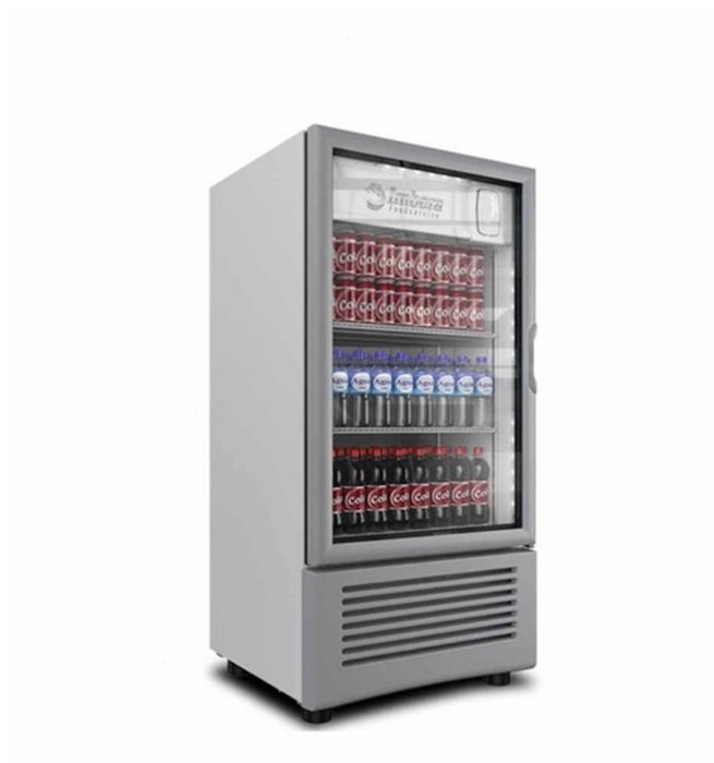 REFRIGERADOR VERTICAL 1 PUERTA DE CRISTAL 11 PIES
