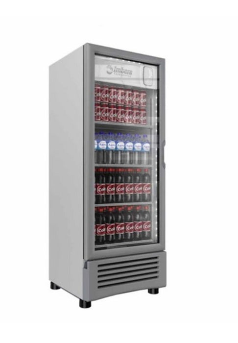 REFRIGERADOR VERTICAL 1 PUERTA DE CRISTAL 12 PIES