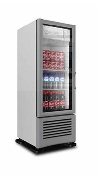 REFRIGERADOR VERTICAL 1 PUERTA DE CRISTAL 5 PIES