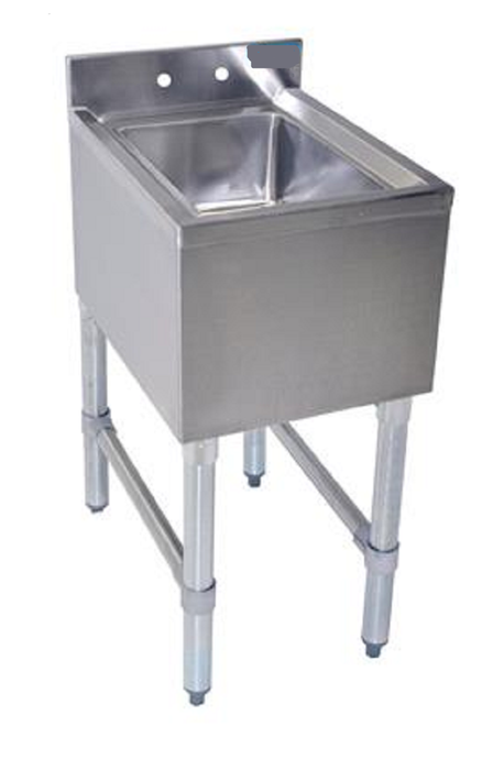 FREGADERO PARA CRISTALERIA 1 TARJA ACERO INOX 304 MEDIDAS FRENTE 200 FONDO 60 ALTO 75 cm