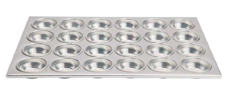 MOLDE PARA 24 MUFFIN DE ALUMINIO