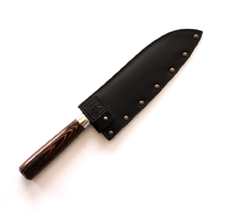 SAYA PARA CUCHILLO SERBIO 7 PULG COLOR NEGRO