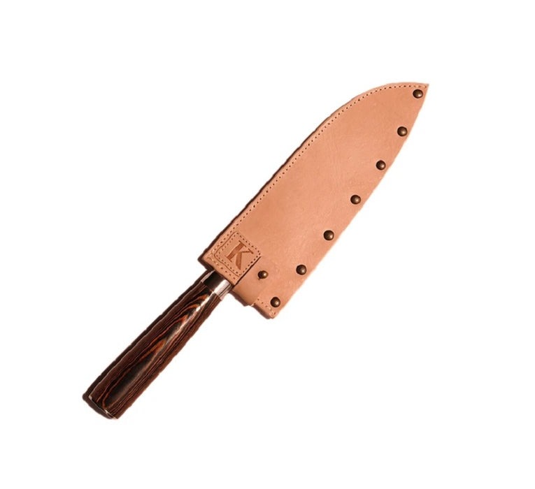 SAYA PARA CUCHILLO SERBIO 7 PULG COLOR MIEL